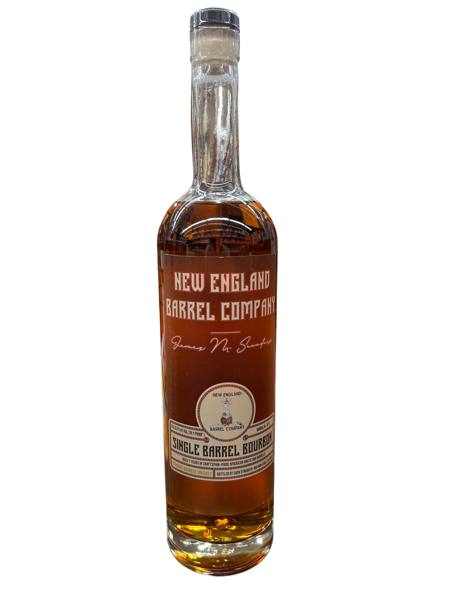 New England Barrel Company Single Barrel 7 Year old  California private Barrel Bourbon Whiskey