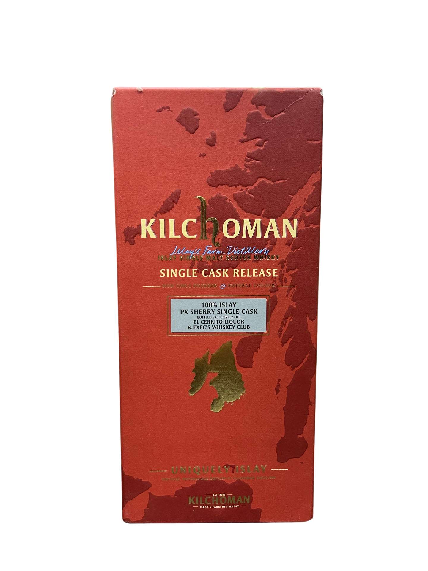 Kilchoman 6 Year Old PX Cask Finished El Cerrito Store Pick Single Malt Scotch Whisky 750ml