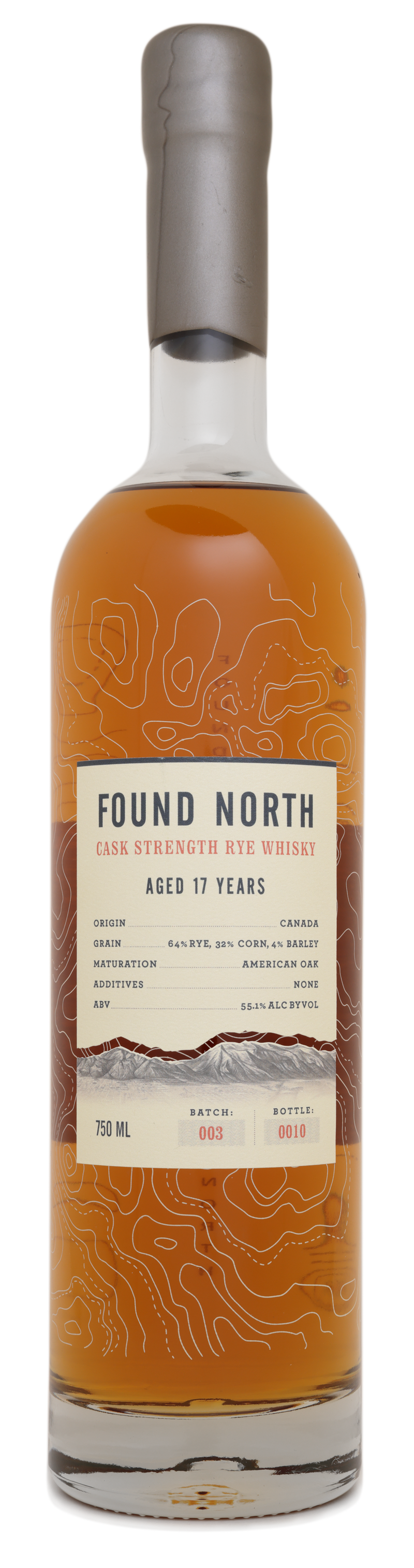 Found North 17 Year Old Batch 003 Cask Strength Rye Whiskey 750ml