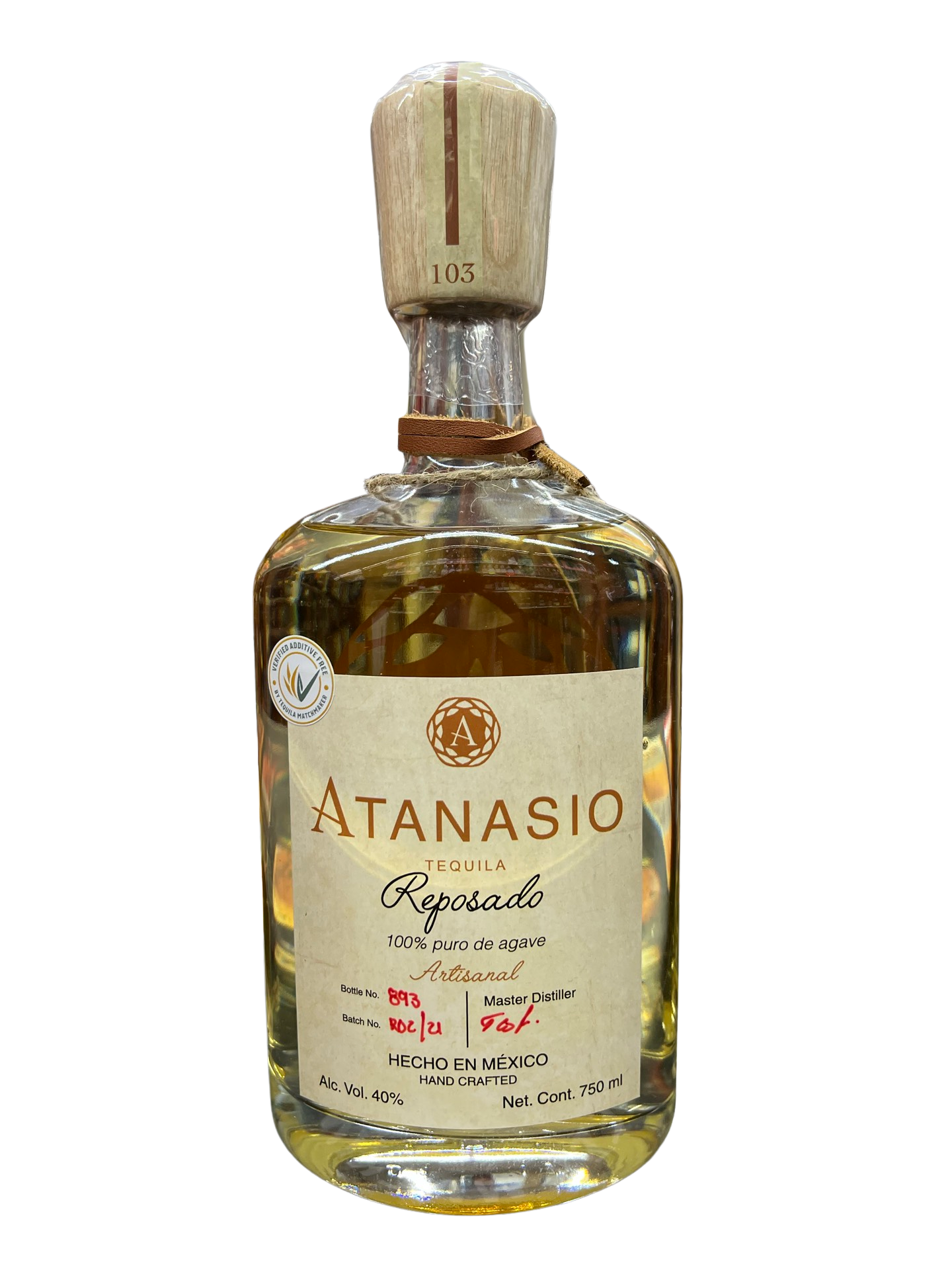 Atanasio Reposado Tequila 750ml