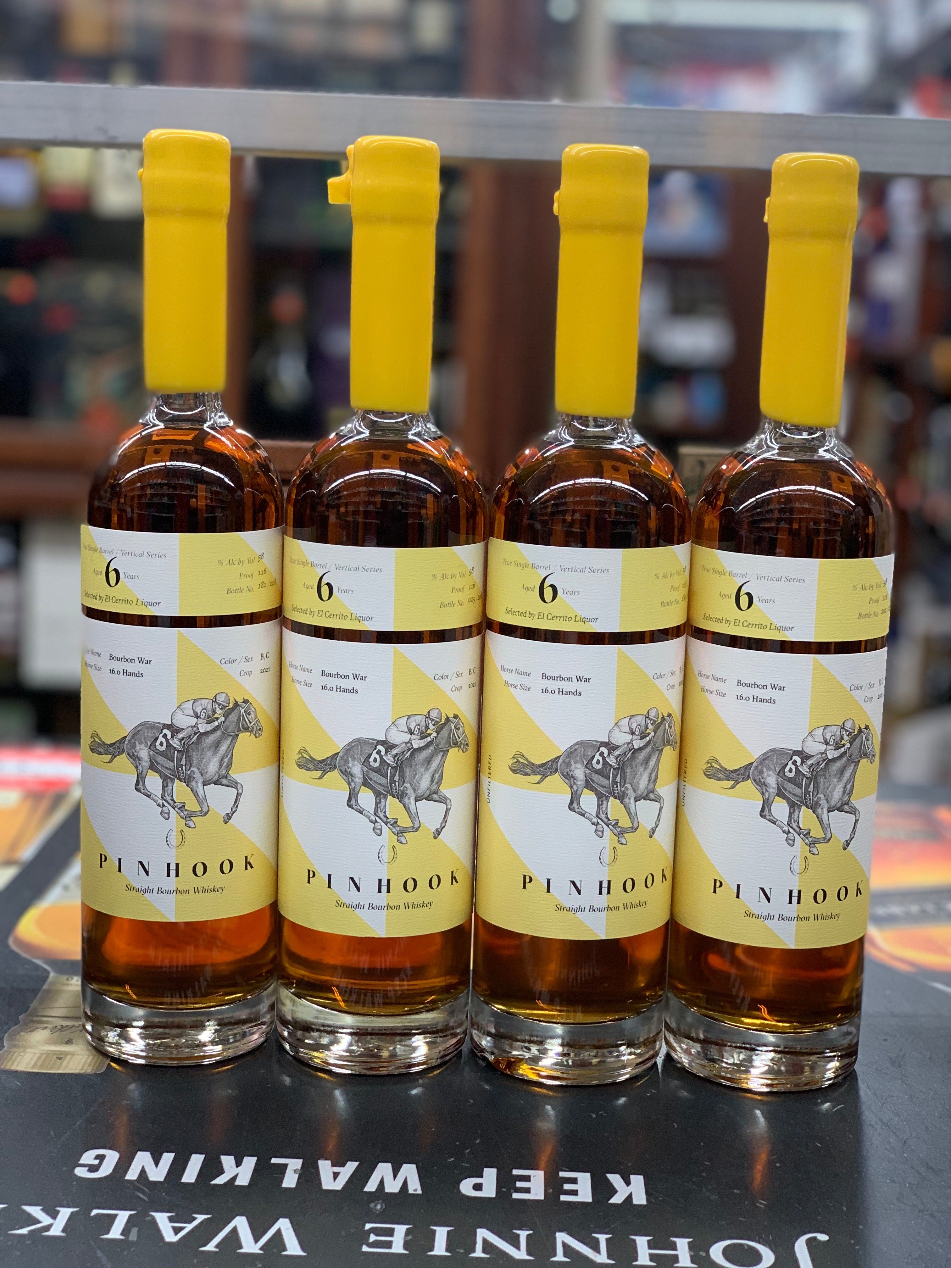 Pinhook Single Barrel Aged 6 Year Old El Cerrito Liquor Store Pick Straight Bourbon Whiskey