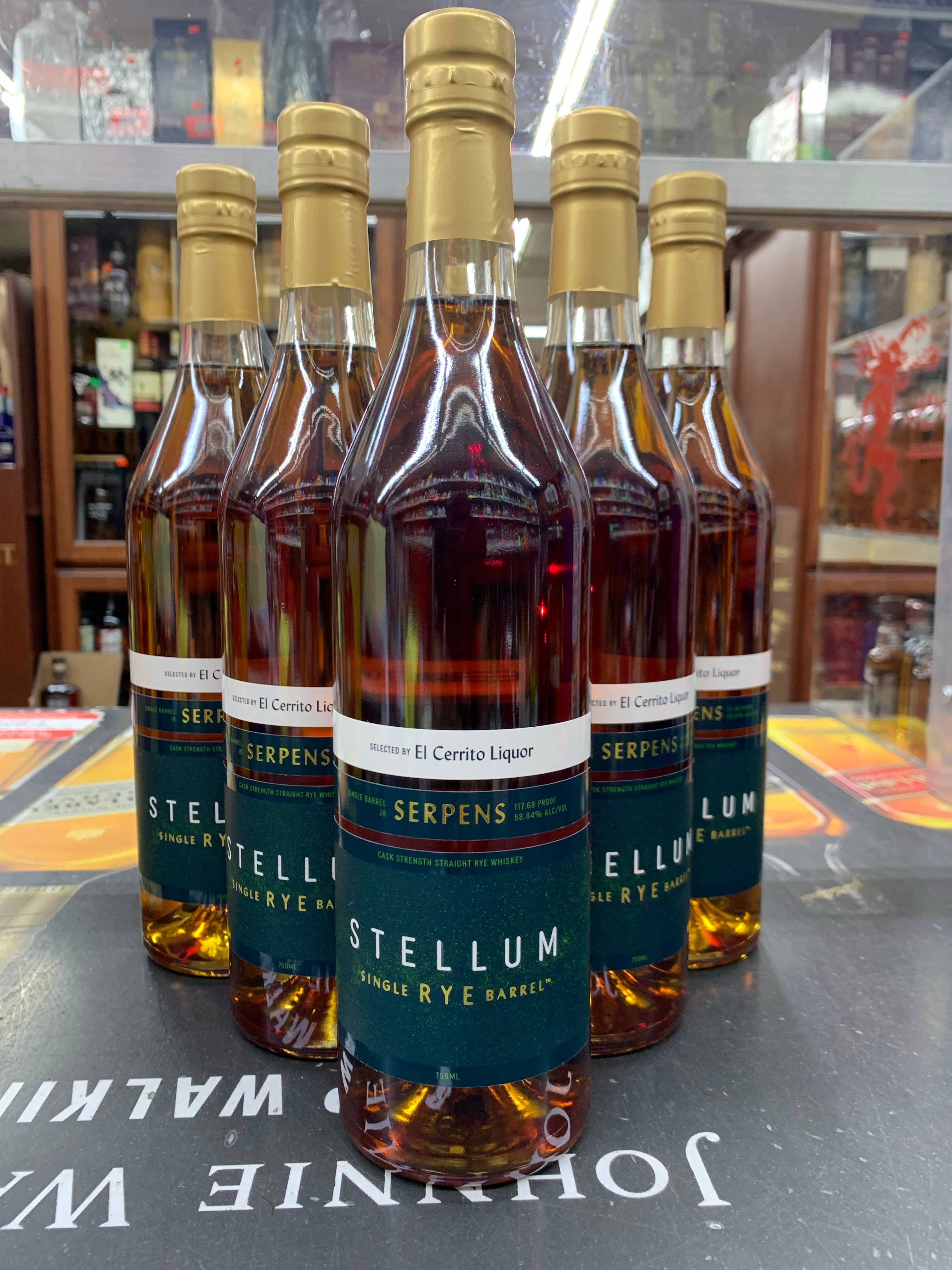 Stellum Single Barrel Cask Strength  El Cerrito Store Pick Straight Rye Whiskey