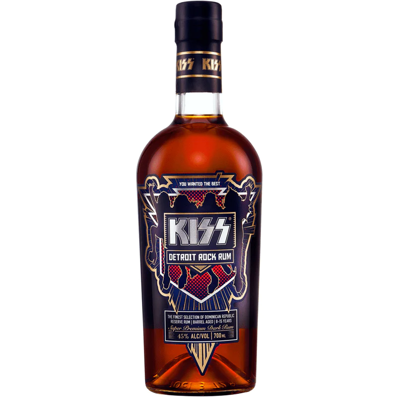 Kiss Detroit Rock Premium Dark Rum