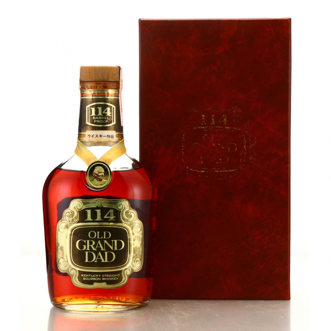 1986 Old Grand Dad 114 Barrel Proof Kentucky Straight Bourbon Whiskey