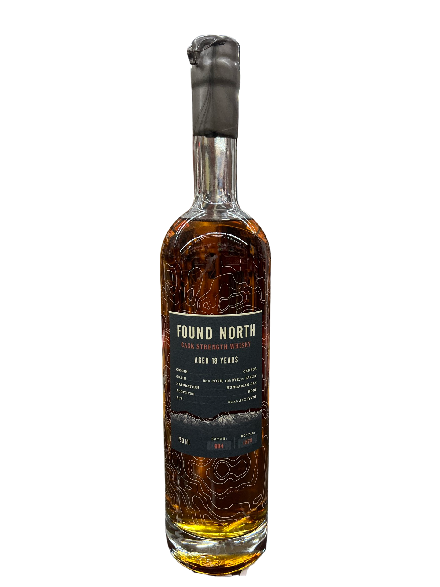 Found North 18 Year Old Batch 004 Cask Strength Whiskey 750ml