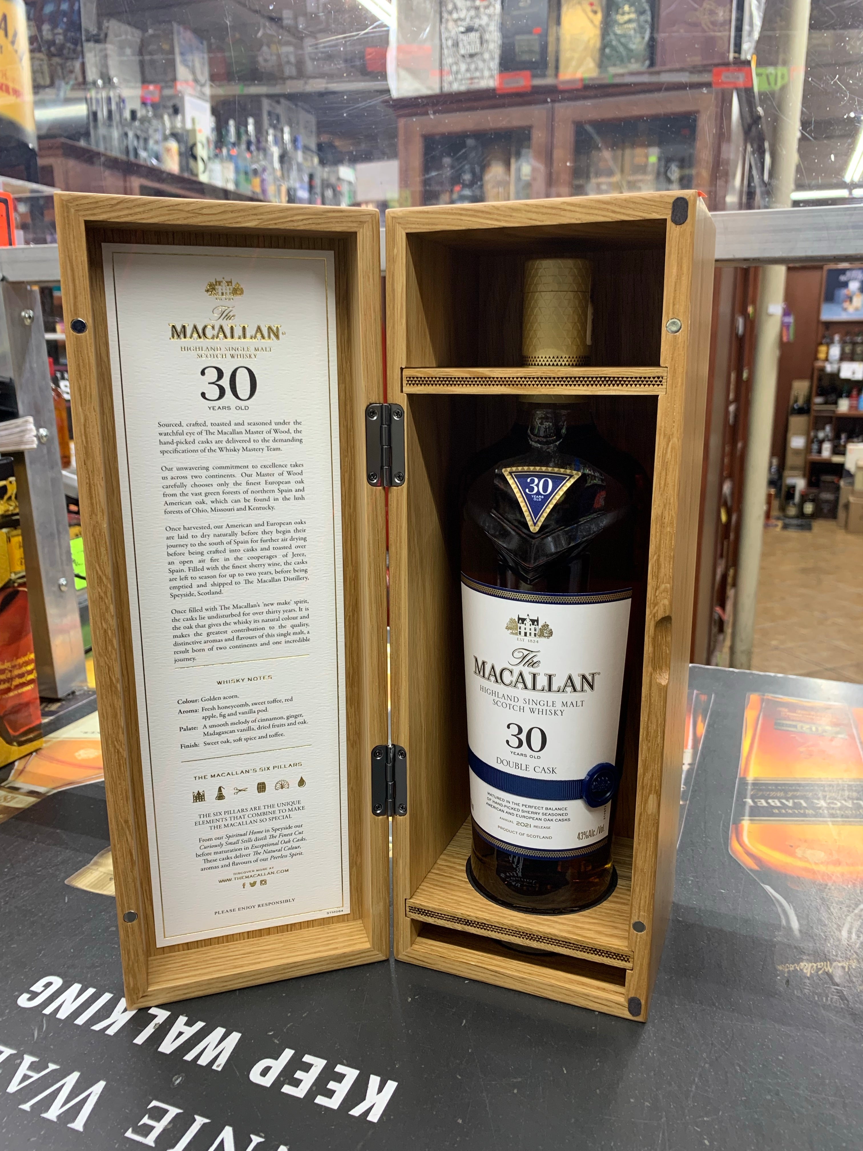 Macallan Double Cask 30 Year Old Single Malt Scotch Whisky 750ml