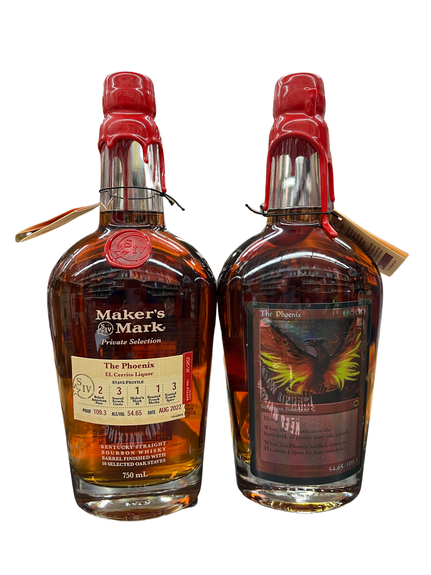 Maker’s Mark The Phoenix Single Barrel El Cerrito Liquor Store Pick Bourbon whiskey