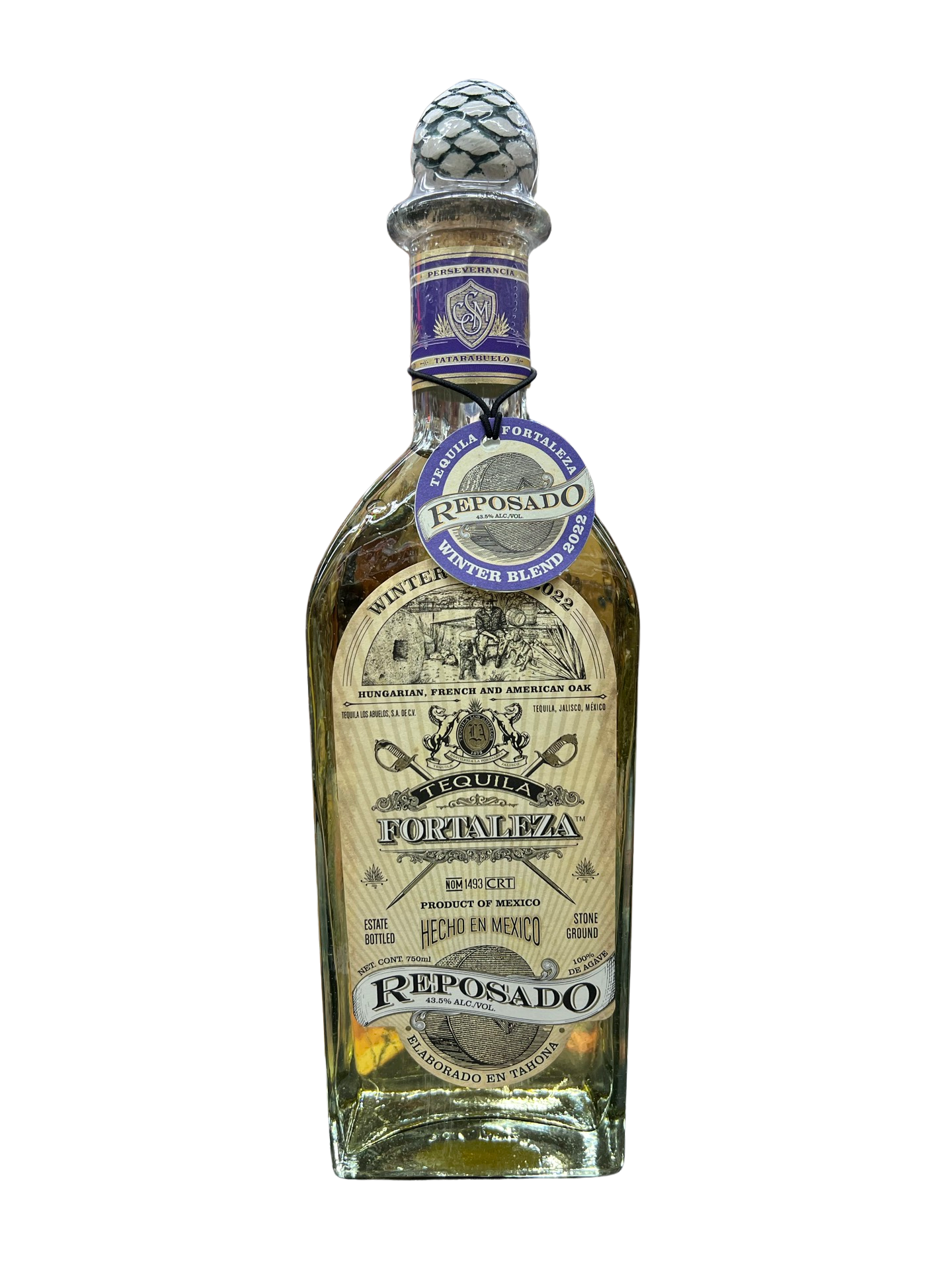 2022 Fortaleza Los Abuelos Winter Blend Reposado Tequila 700ml