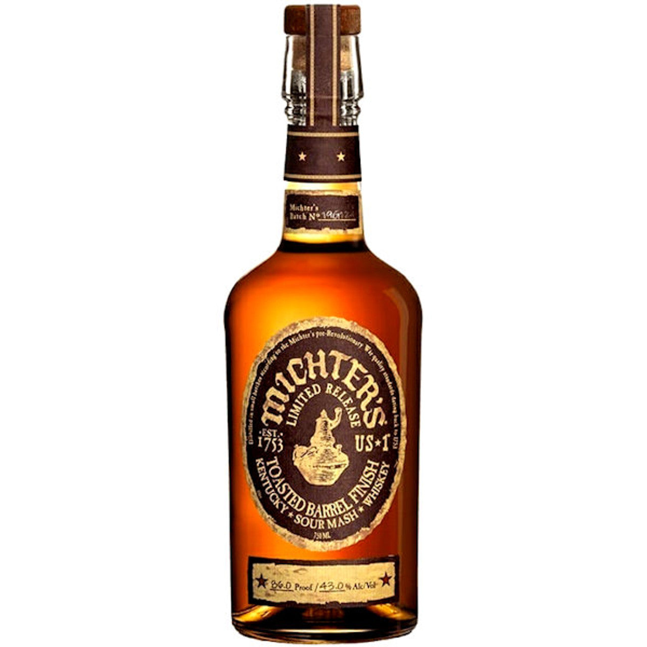 Michter's US-1 Limited Release Toasted Barrel Finish Sour Mash Bourbon Whiskey 750ml