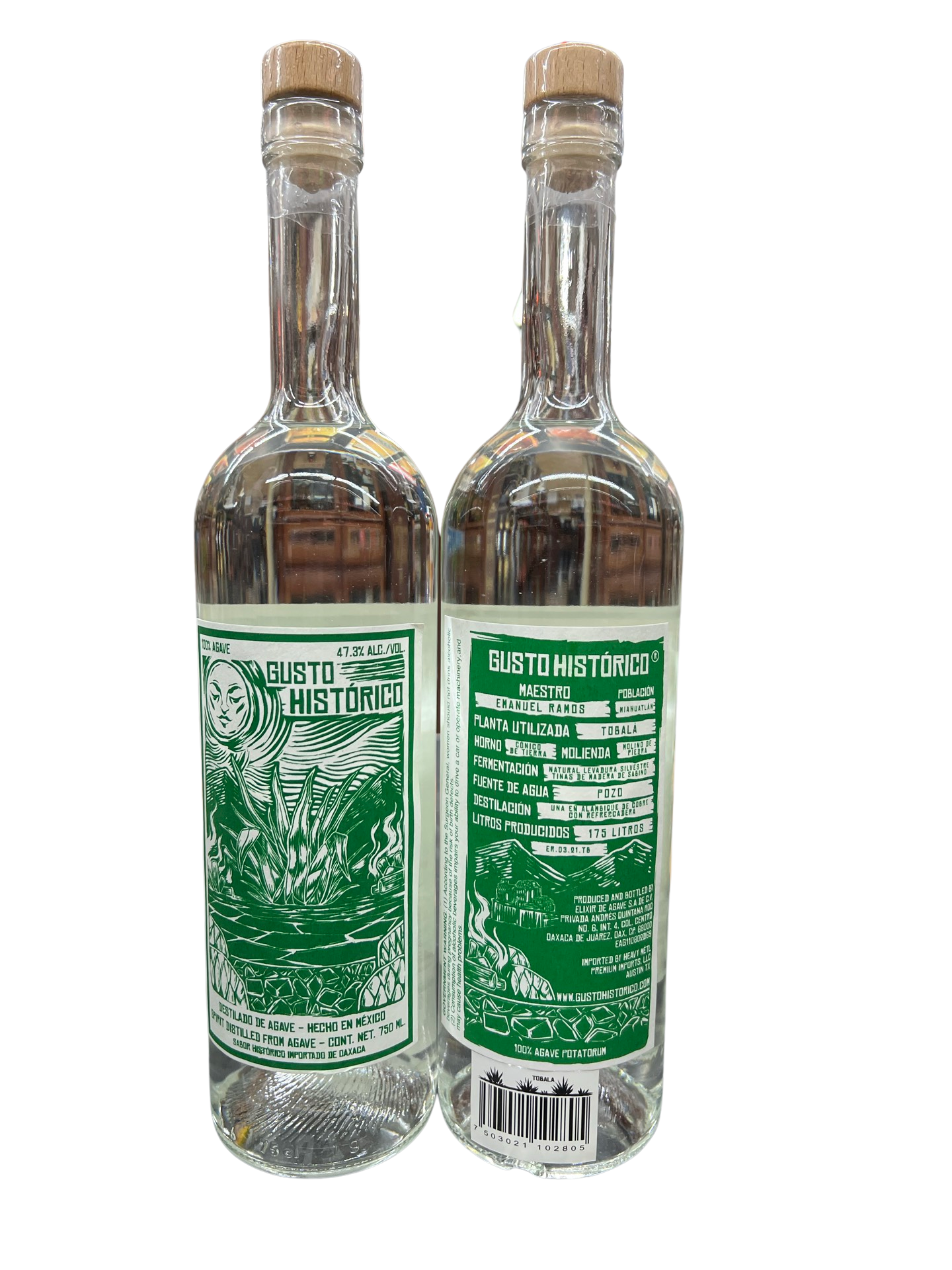 Gusto Historico Emanuel Ramos Tobala Agave Spirit 47.3% 750ml