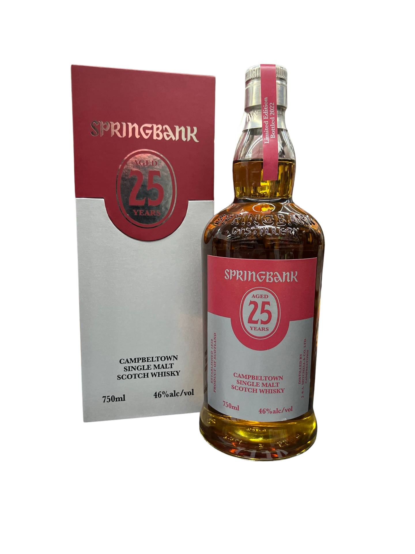 2022 Springbank 25 Year Old Single Malt Scotch Whisky