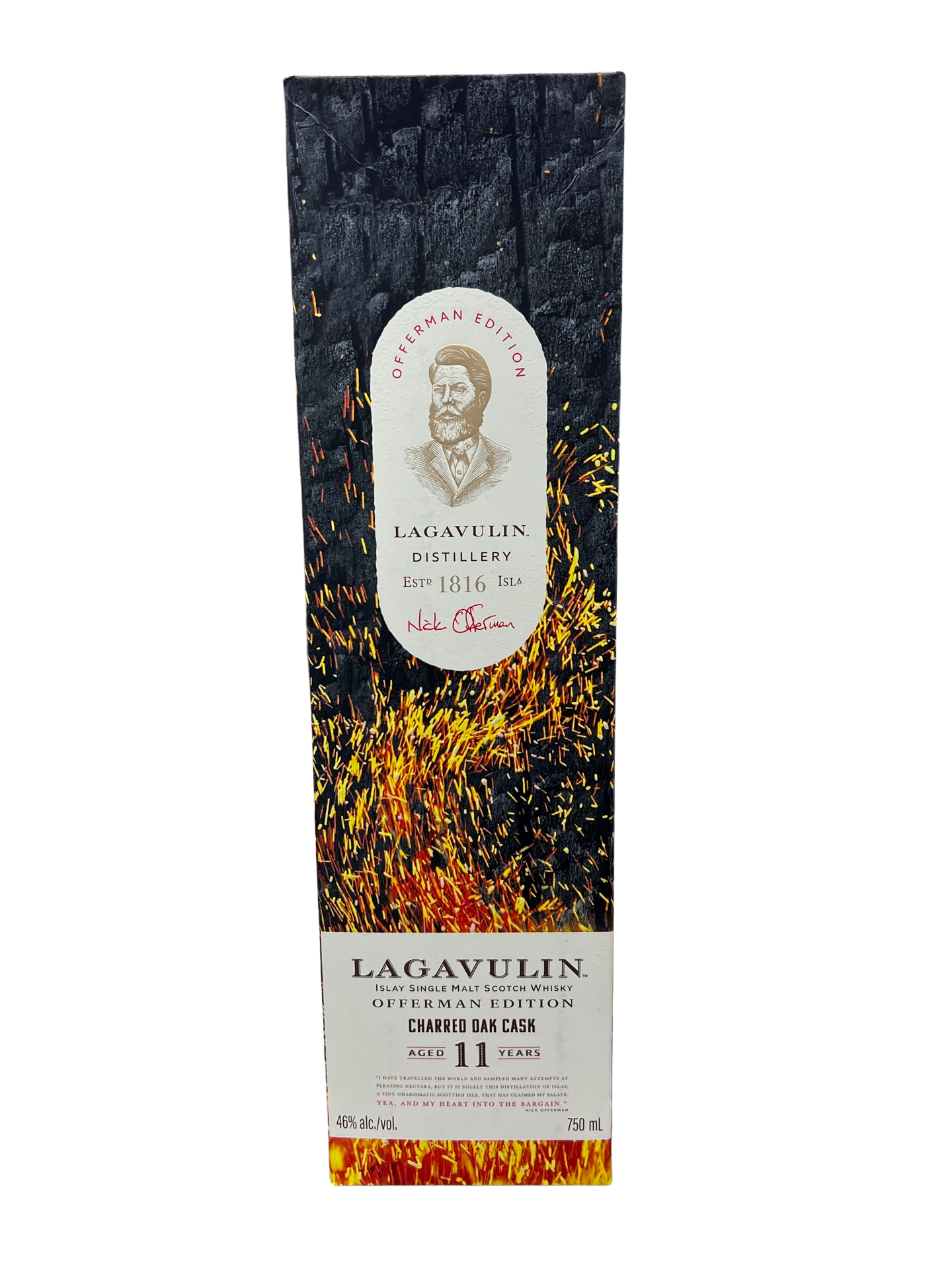 Lagavulin Offerman Edition Charred Oak Cask Finish 11 Year Old Single Malt Scotch Whisky 750ml