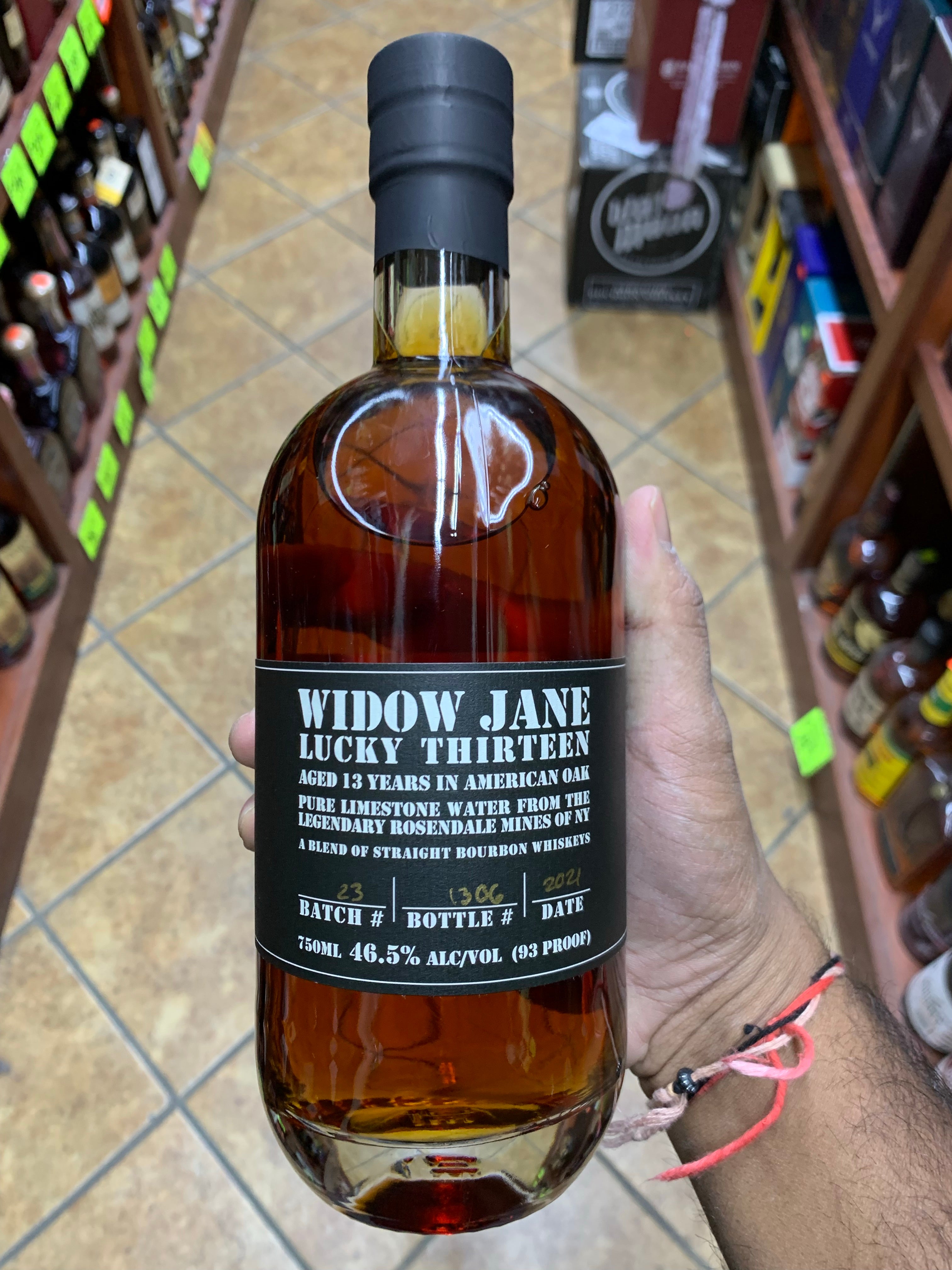 Widow Jane Lucky Thirteen 13 Year Old Straight Bourbon Whiskey