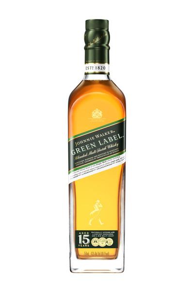 Johnnie Walker Green Label 15 Year Old Blended Malt Scotch Whisky 750ml