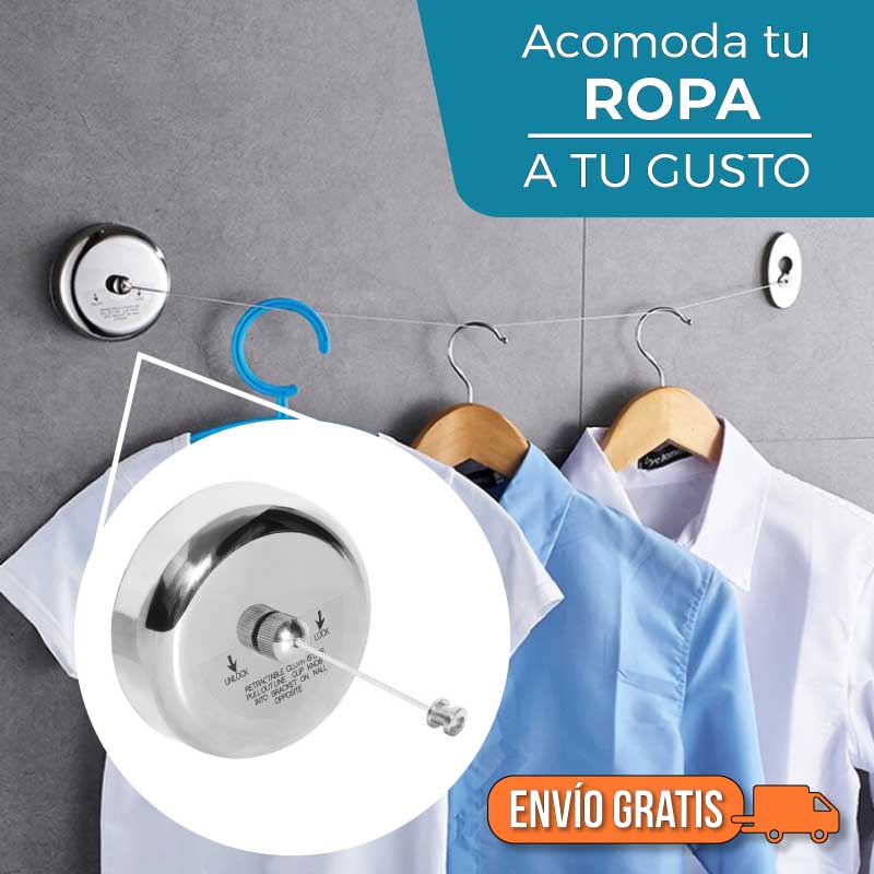 NUEVO! TENDEDERO DE ROPA RETRACTIL® | – HiShopColombia