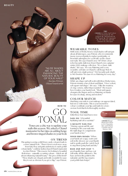 marie claire go tonal