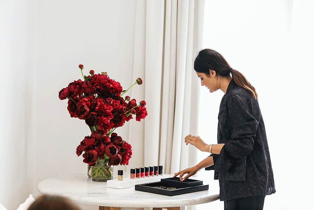 jocelyn petroni x chanel le vernis holiday collection event