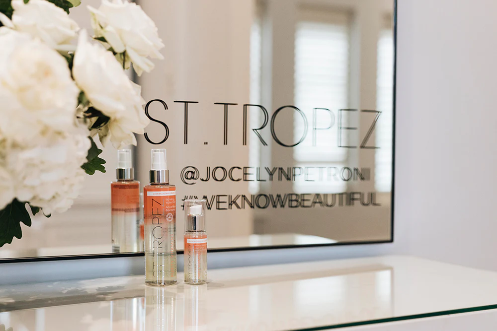 jocelyn petroni - st-tropez tan - purity vitamins bronzing waters launch