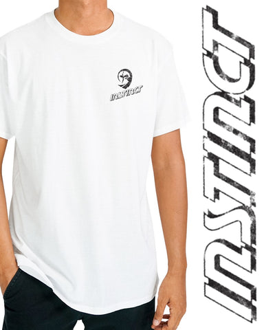New Arrivals: Distress Tee with Instinct Logo - coming soon!