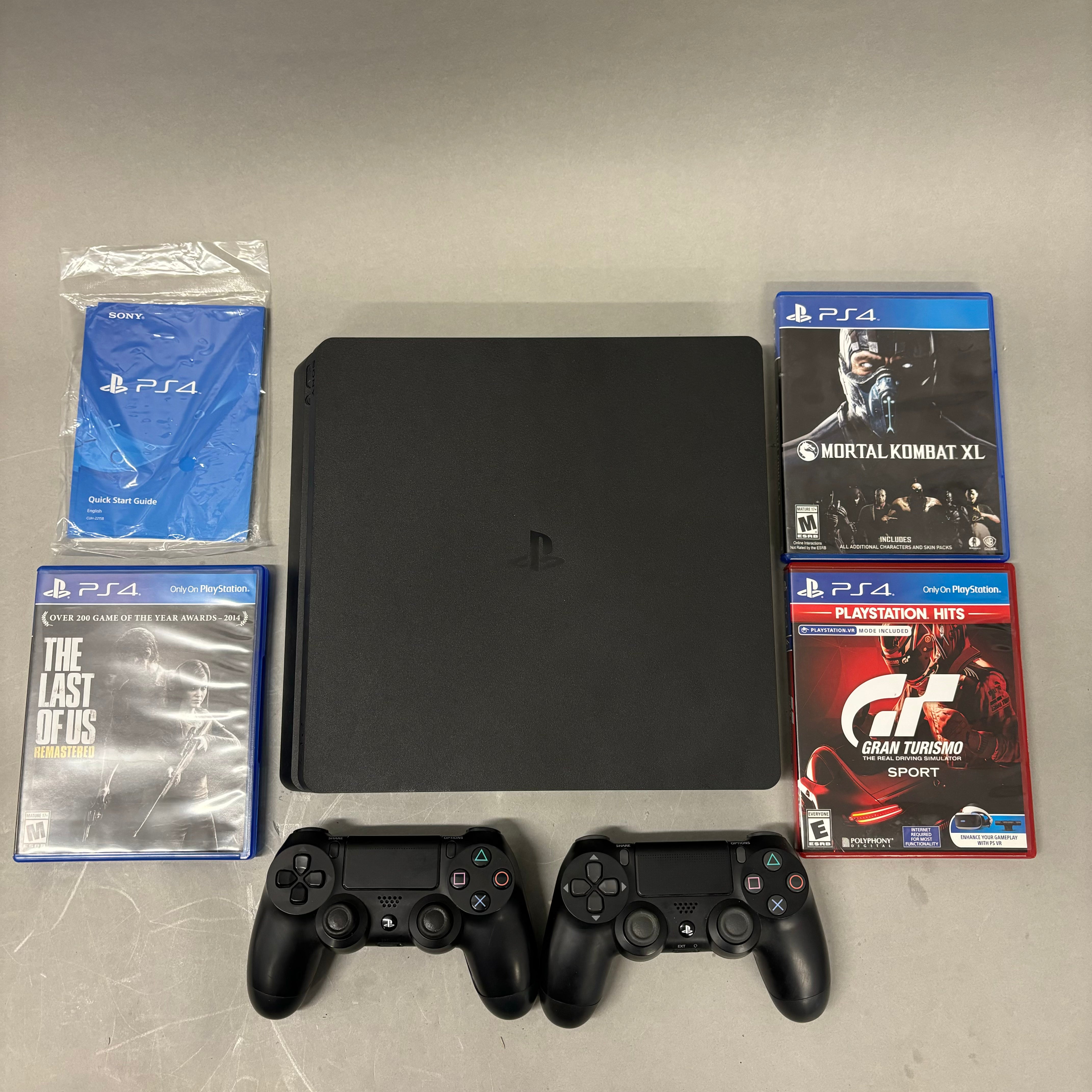 Sony PlayStation 4 Slim PS4 1TB Black Console Gaming System CUH-2215B