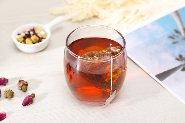 Rooibos Tea In Glass Cup