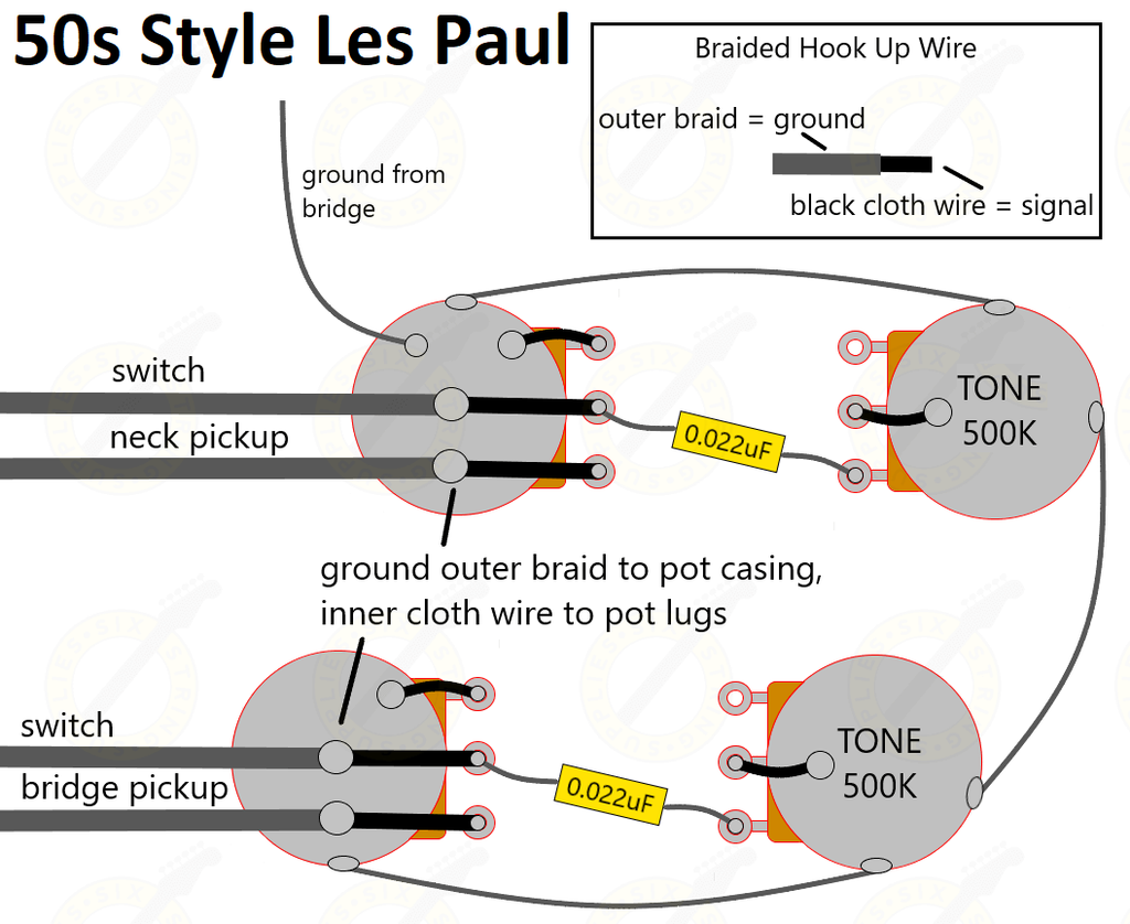 How To Wire A Les Paul 50s Wiring 2022