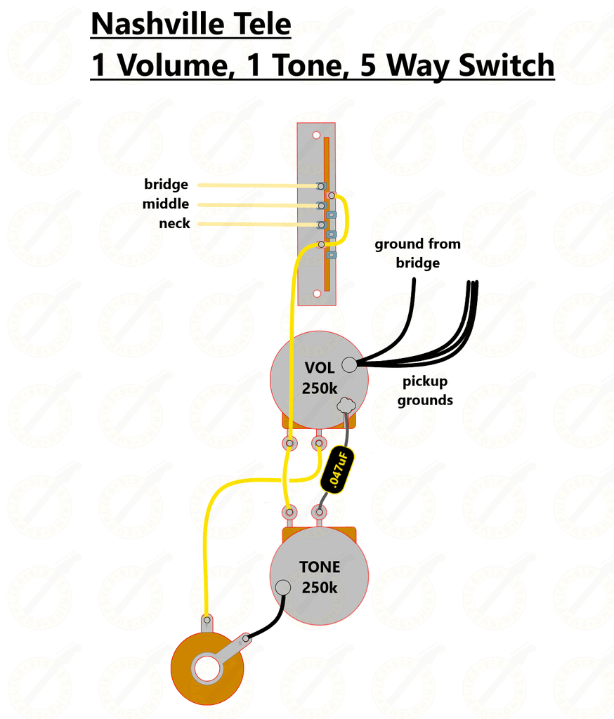 wiring diagram for nashville telecaster