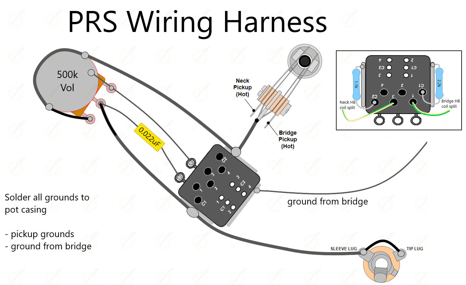 PRS Wiring Kit — Six String Supplies