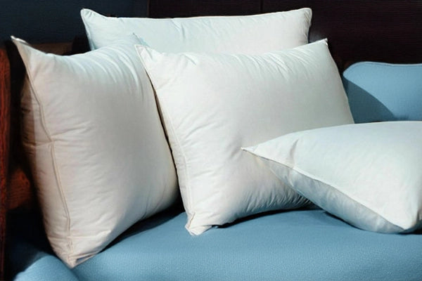 Luxurious down pillow insert providing comfort and style.