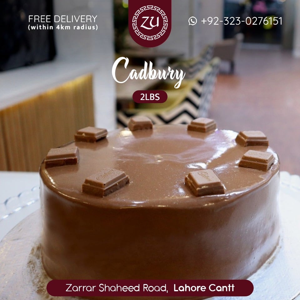 Cadbury Cake | Zafarullahsweets – ZU Bakeshop & Sweets