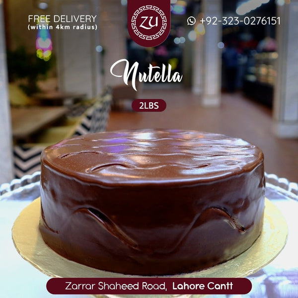 Nutella Cake | Zafarullahsweets – ZU Bakeshop & Sweets