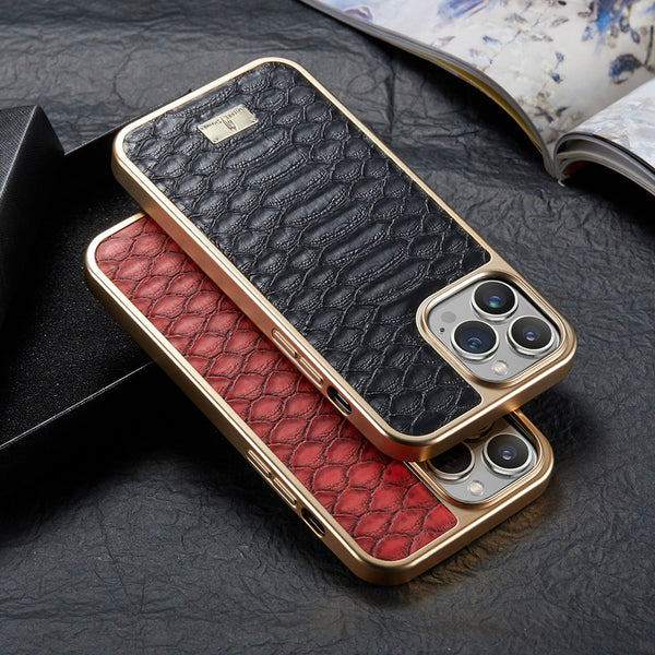 Luxury soft touch 3D shock resistant PU leather FOR all iphone searis - skycover