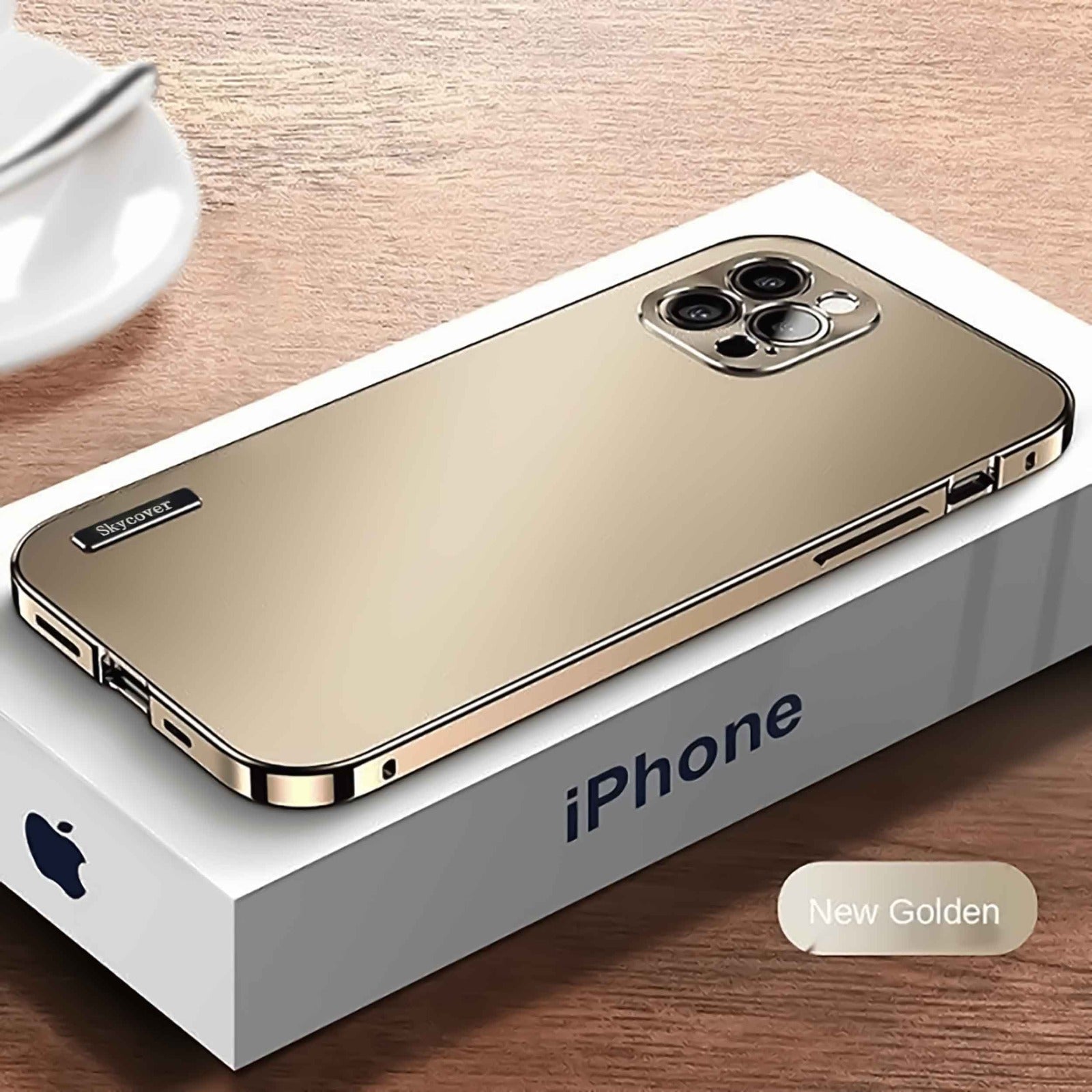 Aluminum Alloy Case Metal Magnetic and PC Matte back - Limitless 3.0 - sky cover