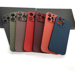 Luxury Grid Pattern Leather Back Cover Compatible with All iPhone Models