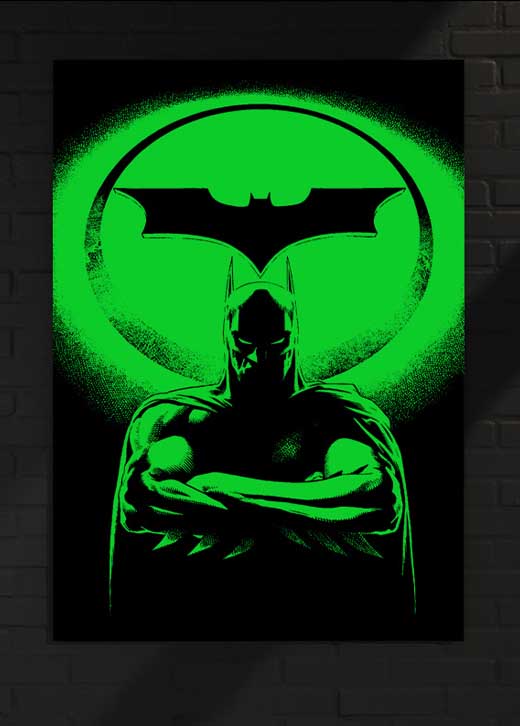 BATMAN | POSTER | GLOW IN DARK – QsicaGlowStore