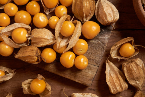 Rasbhari Fruits on a Table