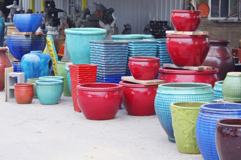 Colorful Ceramic Pots and Planters