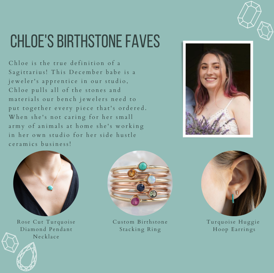 Chloe Bio and Turquoise Fine Jewelry Picks