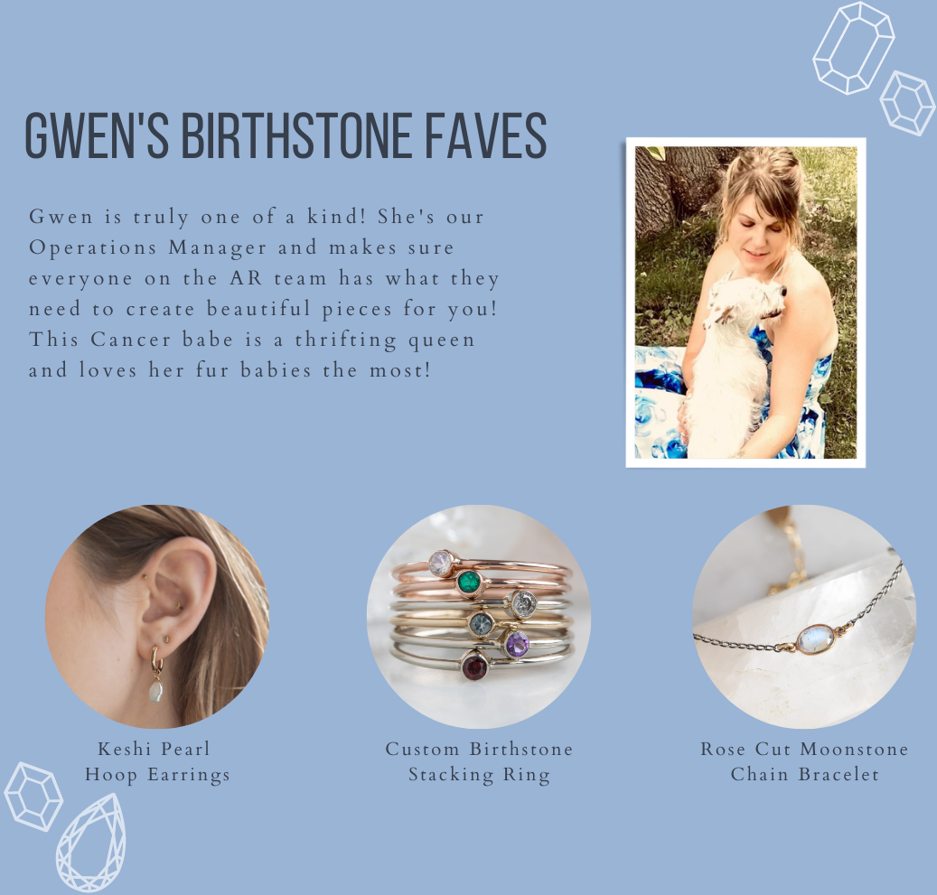Gwen's Bio and Favorite June Fine Jewelry Picks