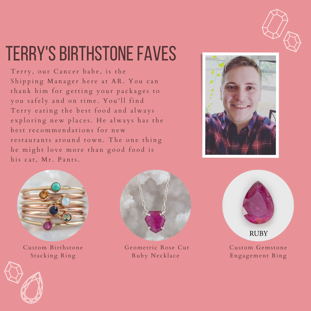 Terry's Ruby Birthstone Picks