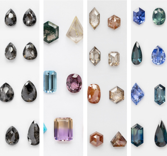 custom diamond and gemstone listing options