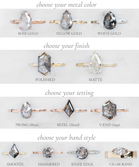 custom engagement ring options