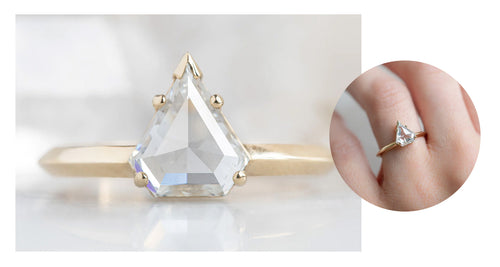 Shield Diamond Ring | Engagement Ring | Nir Oliva Jewelry