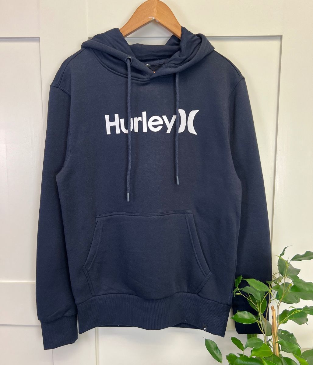 Navy Hurley One & Only Hoodie  Size L