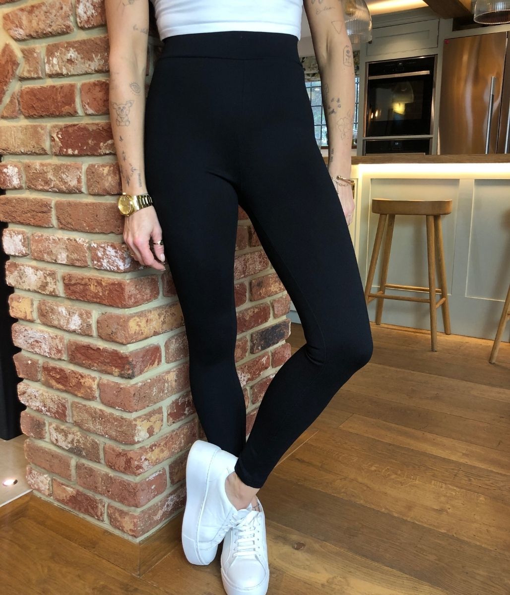 Black Ponte Leggings  Size 20S