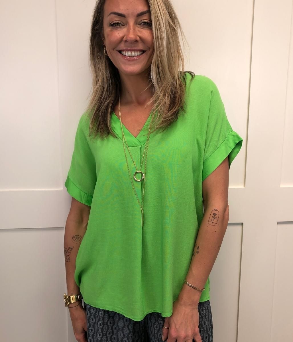 Green Lucia Blouse