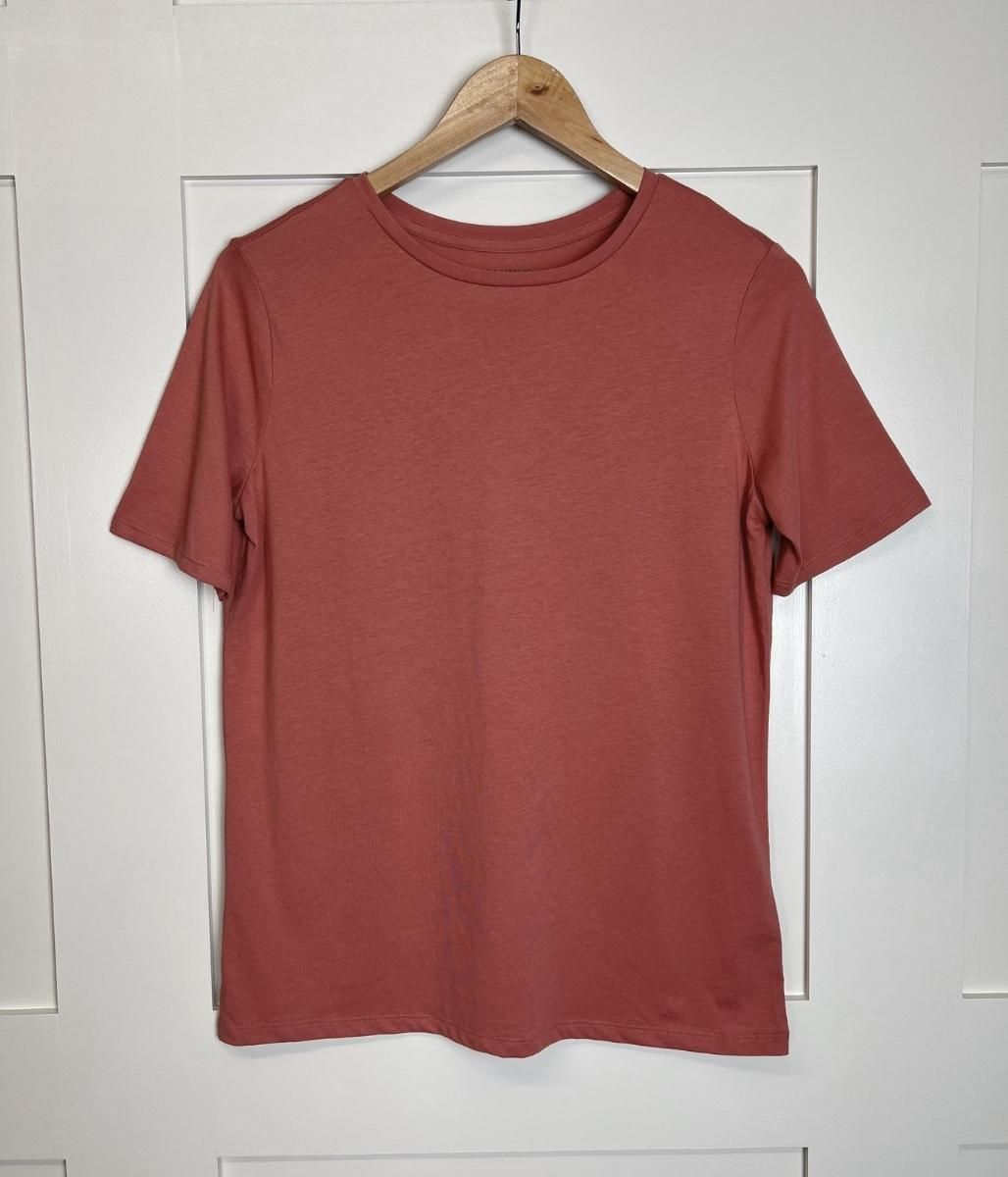 Rose Straight Cotton Tee  Size 6