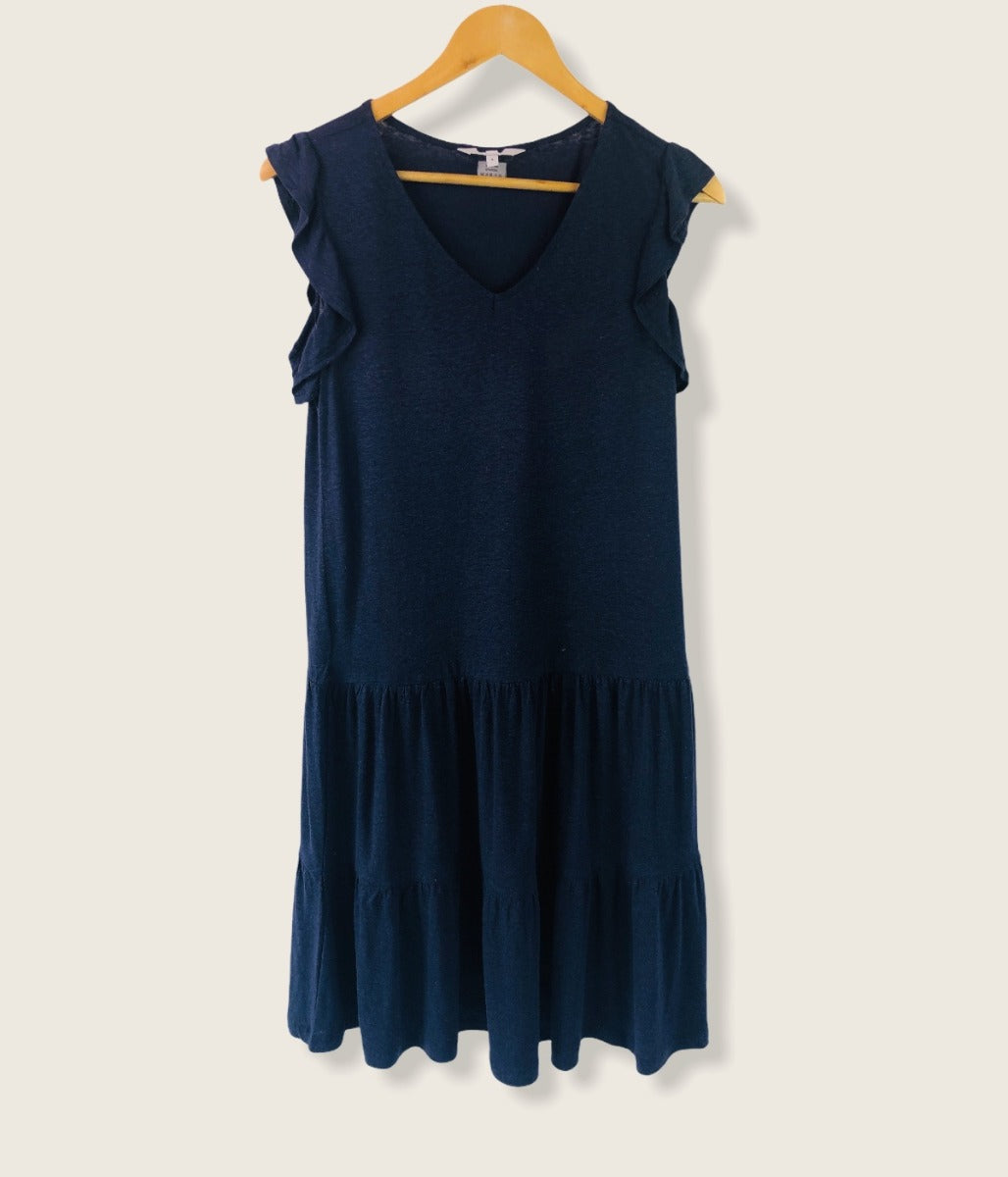 Josie Navy Jersey Dress  Size 6