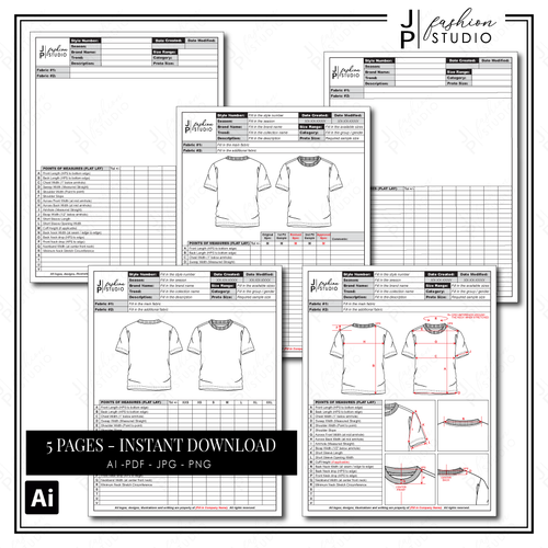 Sewing Body Measurement Printable Guide -  Finland