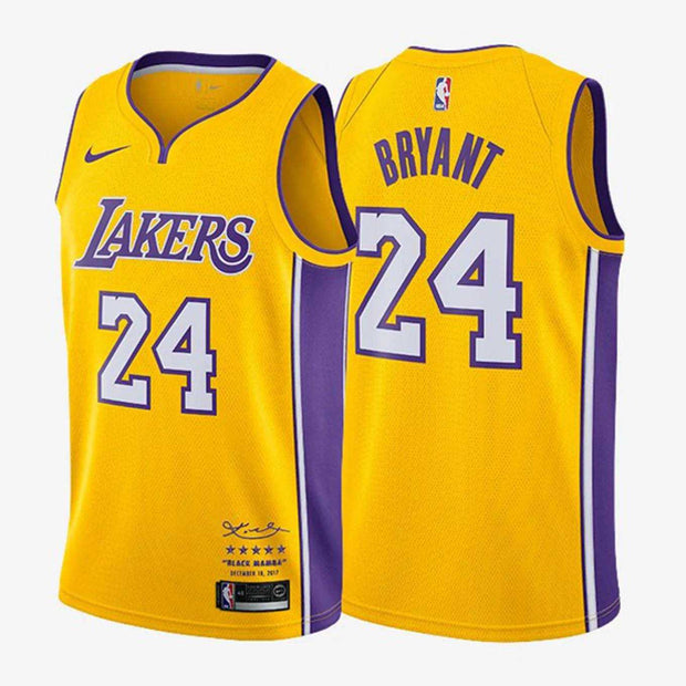 kobe yellow jersey 24